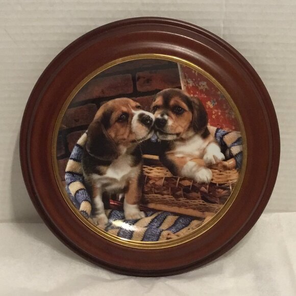 Franklin Mint Beagle Bedtime Limited Edition Numbered collector's Plate - Picture 8 of 8